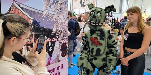 [Translate to english:] Selfie mit Dokomi-Kreaturen